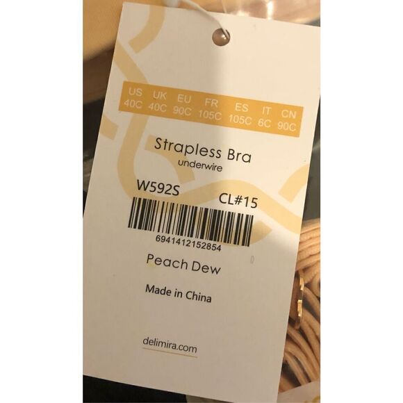 Delimira Strap/Strapless Bra Sizes 38B, 38C, 38D and 40C - Picture 8 of 8